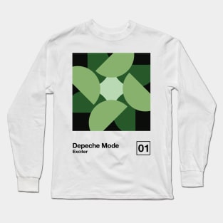 Exciter / Minimal Style Graphic Artwork Design Long Sleeve T-Shirt